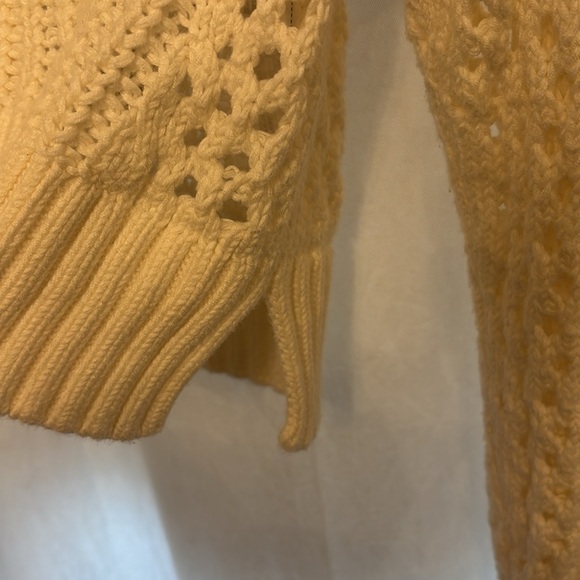 Women's white Knit Cardigan Sweater - Picture 7 of 9